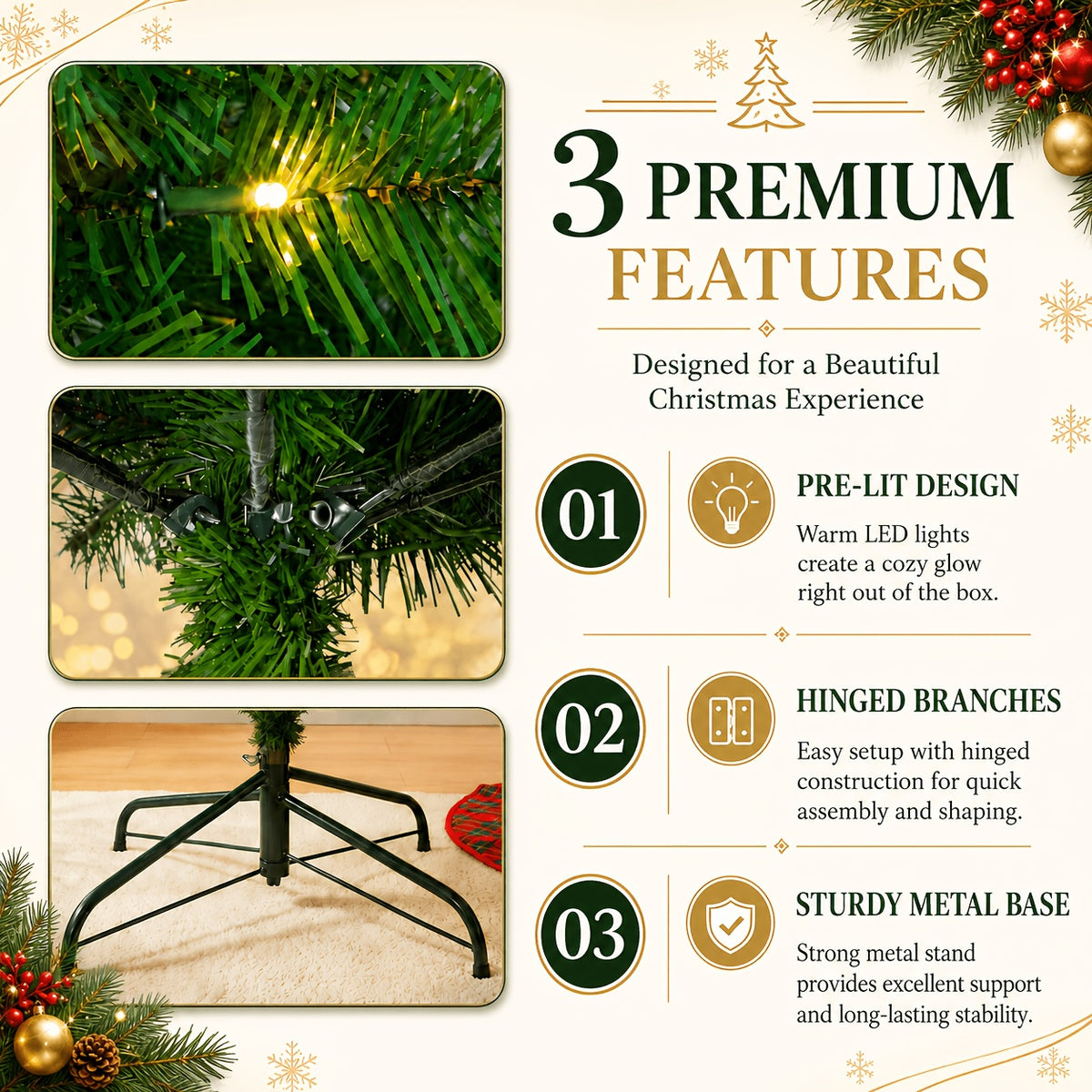 Metal base the Christmas tree stands on, no container needed
