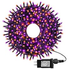 Halloween String Lights Outdoor - Orange & Purple LED