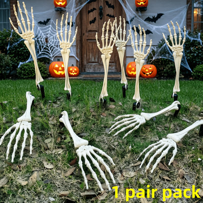 Halloween Skeleton Hand Decorations, Pair - Yard & Garden Ground Decor