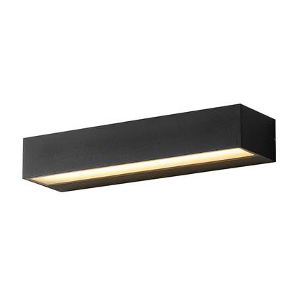 Merke Modern Porch Light with House Number Display, IP65 Waterproof
