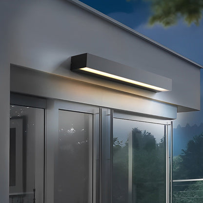 Merke Modern Porch Light with House Number Display, IP65 Waterproof