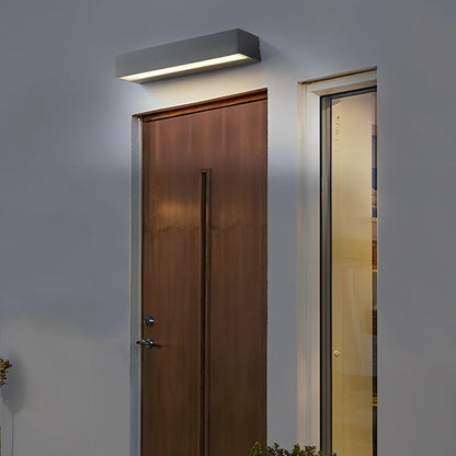 Merke Modern Porch Light with House Number Display, IP65 Waterproof