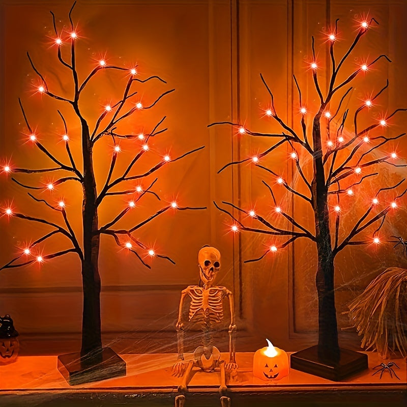 Halloween Desktop Tree Light - LED Tabletop Décor Set