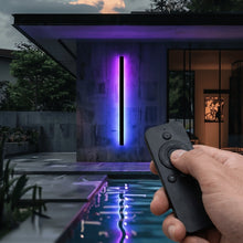 Fenja RGB Smart outdoor wall sconce operated with remote control