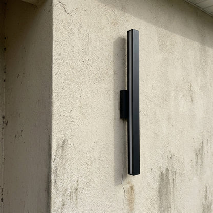 Fenja Smart outdoor wall sconce detail on exterior wall