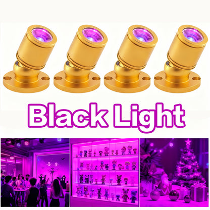 USB UV Black Light Mini Spotlights - Halloween Glow Party