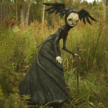 Witch sculpture Halloween decor figurine, product photo 1