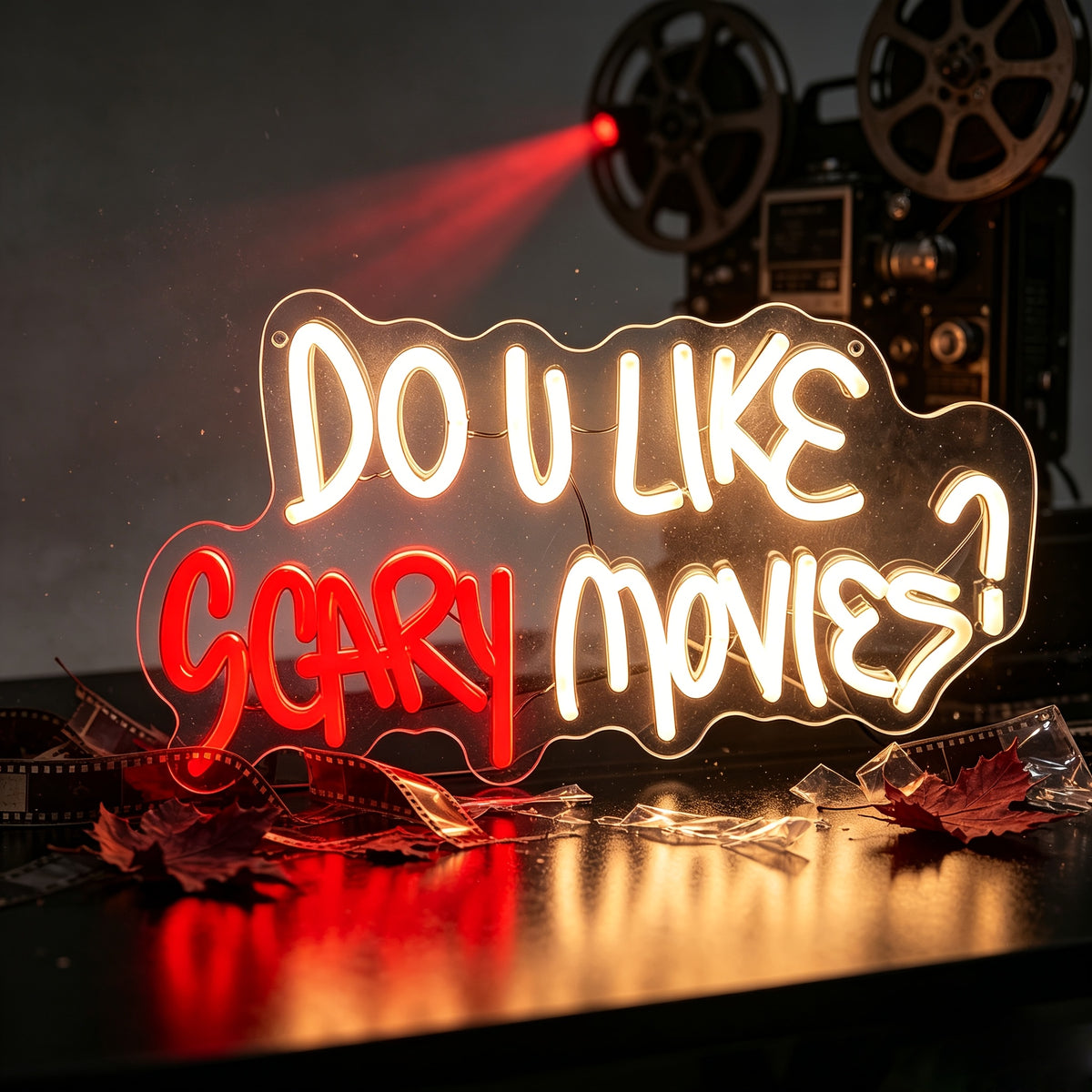 LED Neon Sign Wall Décor - Movie Quote Light Up Sign