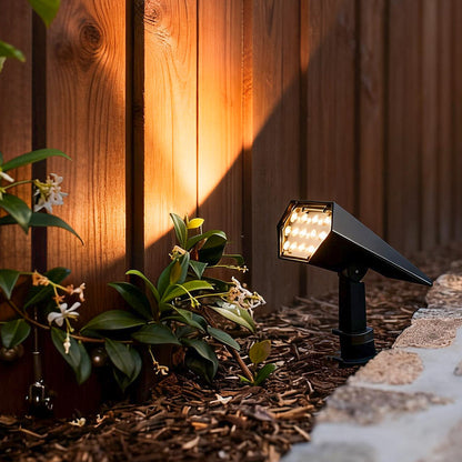 Suisei Solar Spike Spotlight, Adjustable Angle, Warm White & RGB