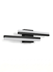 Orla Asymmetric LED Bathroom Vanity Light Bar, Dual-Tube, 3-Color Temperature