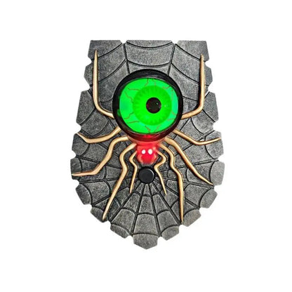 Green spider eyeball Halloween doorbell variant