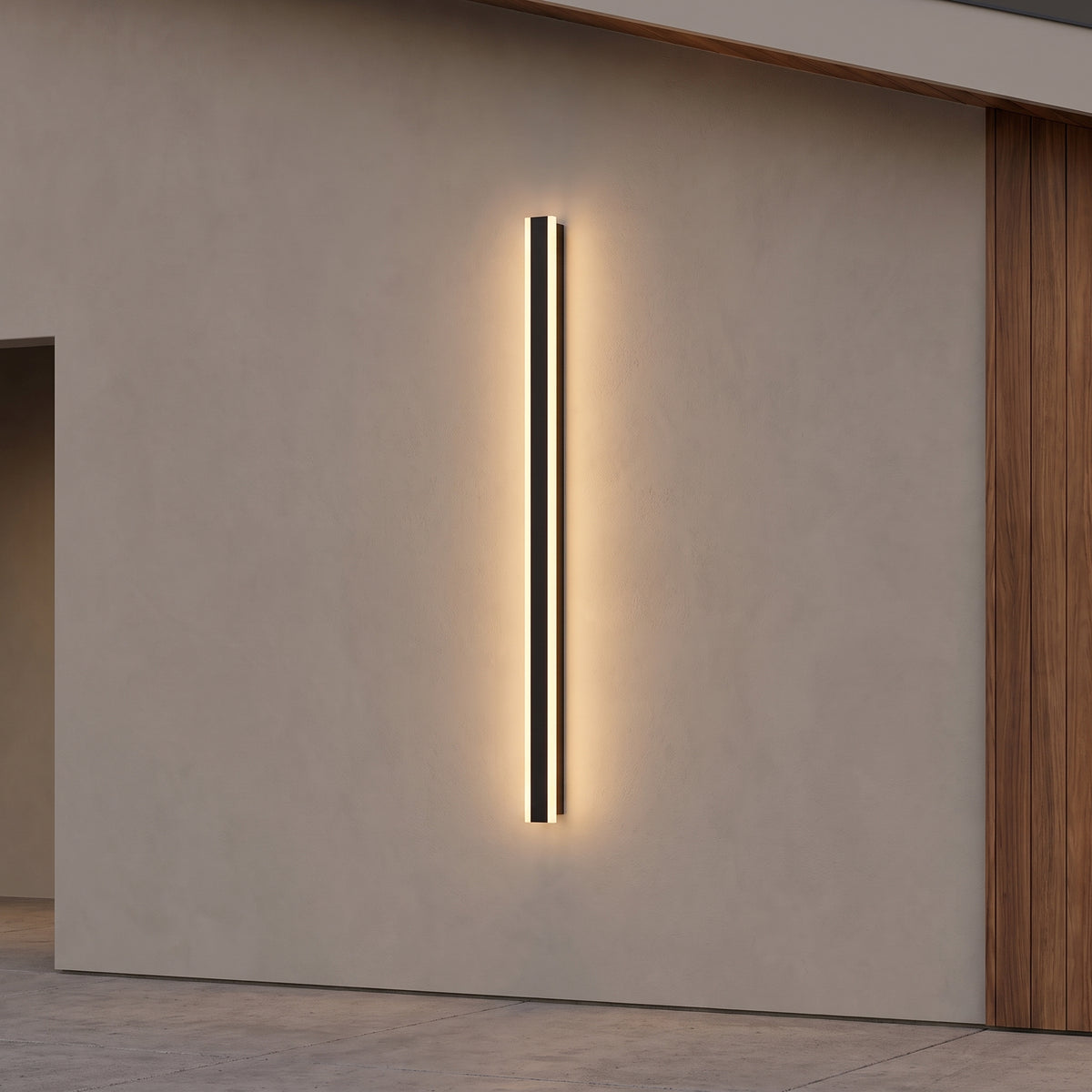 Haylen outdoor wall light, 47 inch length