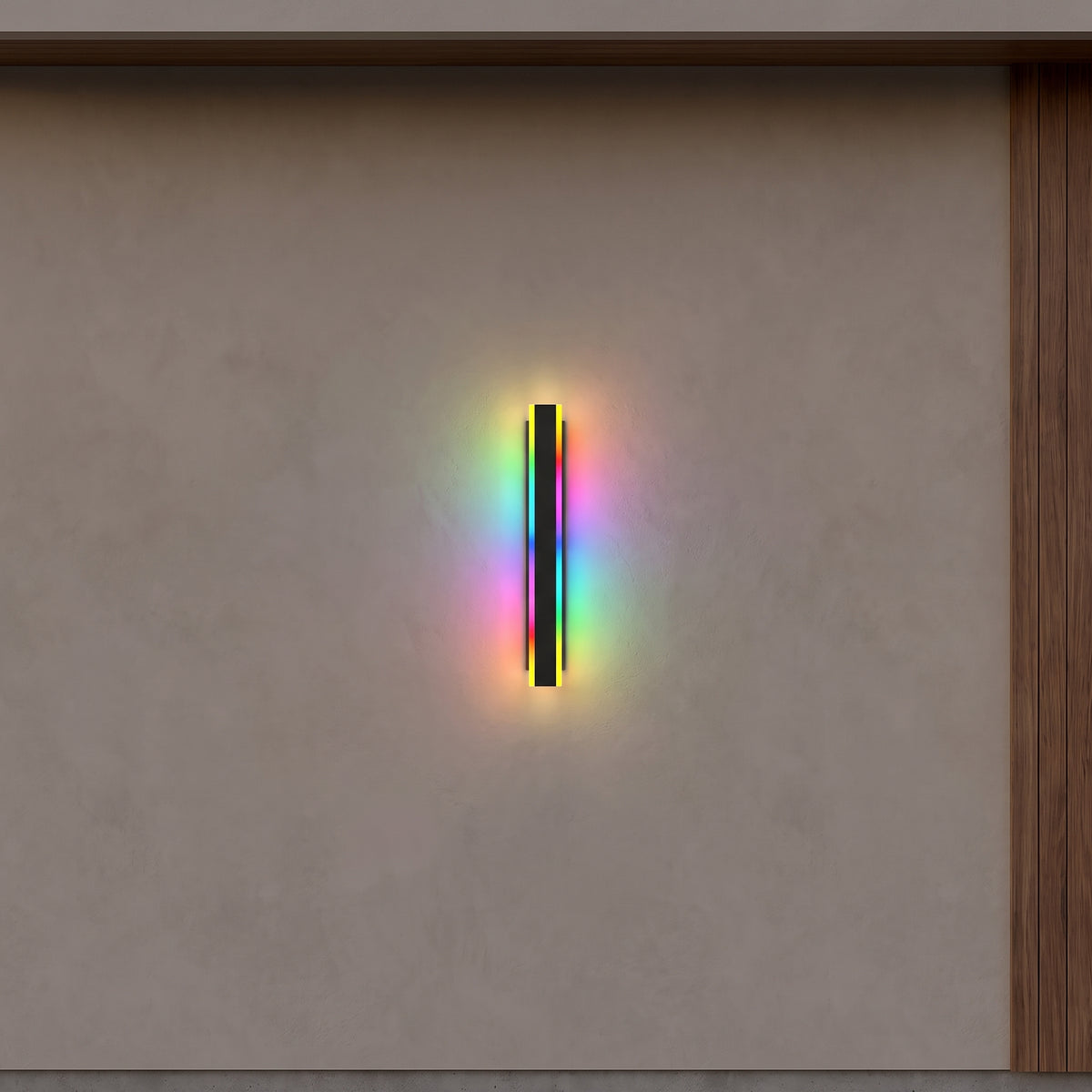 Haylen RGB outdoor wall light, 12 inch length