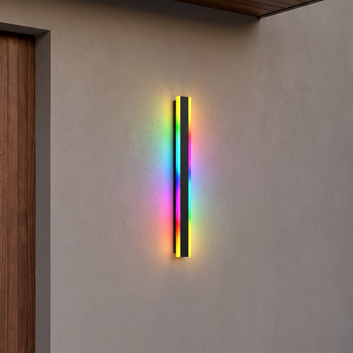 Haylen RGB outdoor wall light, 24 inch length