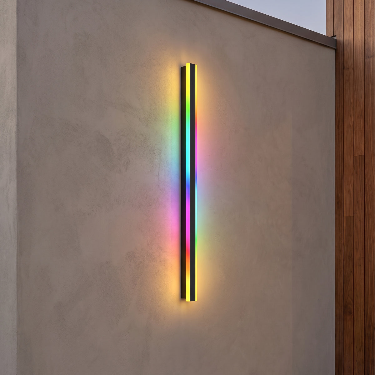 Haylen RGB outdoor wall light, 47 inch length