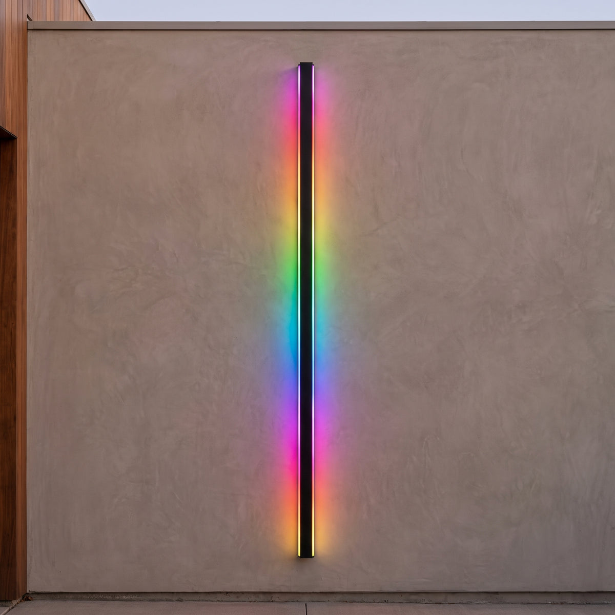 Haylen RGB outdoor wall light, 94 inch length