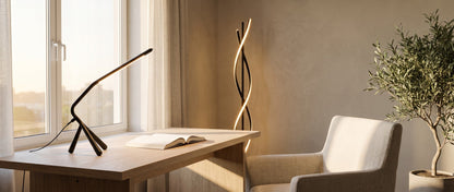 Egret Touch-Dimming LED Reading Lamp, Rotating Head, USB-C Powered