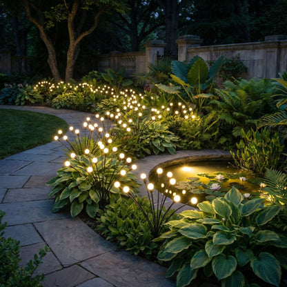 Yanagi Solar Garden Lights, Swaying Decorative LED, Outdoor Auto Dusk-to-Dawn