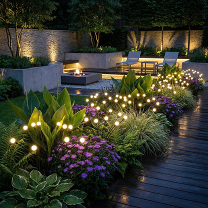 Yanagi Solar Garden Lights, Swaying Decorative LED, Outdoor Auto Dusk-to-Dawn
