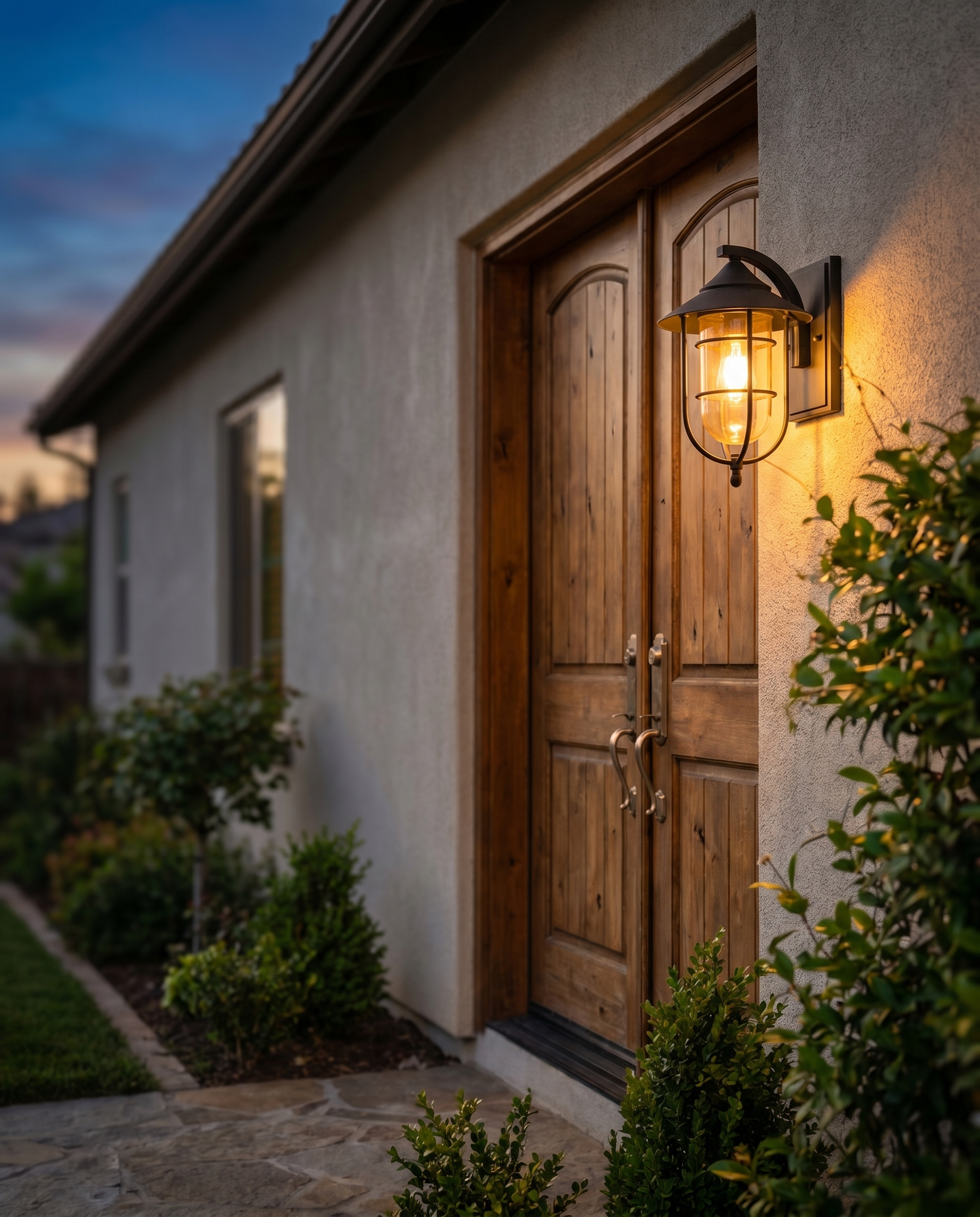Wren Vintage Birdcage Outdoor LED Porch Wall Light, Waterproof