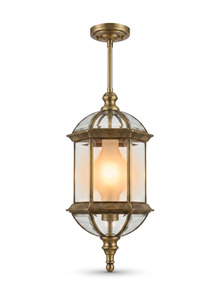 Rowan Outdoor Lantern Pendant Light, Vintage Rustic Cylinder Design, Waterproof