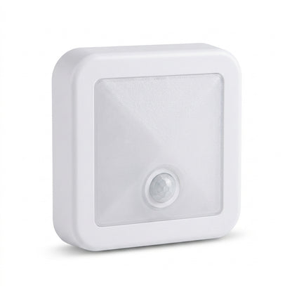 Hotaru Motion Sensor LED Night Light - White, single unit on white background