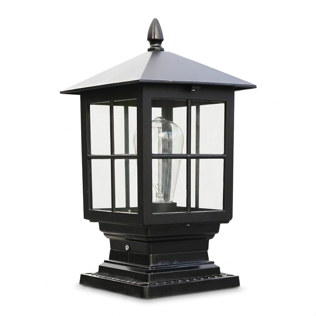 Ironwood solar pillar light - clean, off