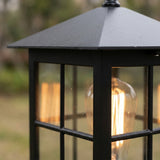 Ironwood solar pillar light - macro detail