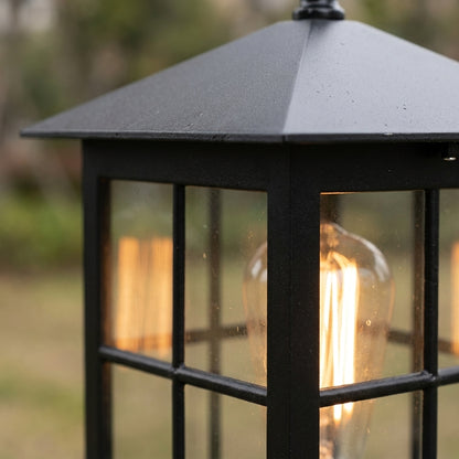 Ironwood solar pillar light - macro detail