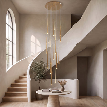 20-light version of the cascading chandelier