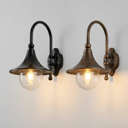 Kaze vintage horn wall light - clean studio