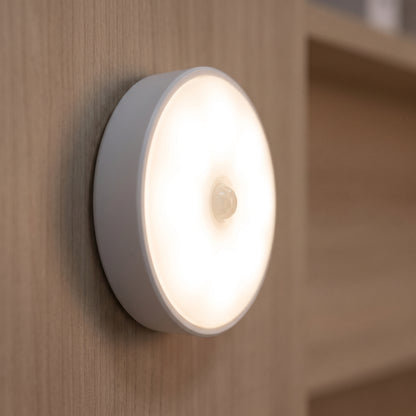Close-up of Kumo motion sensor light glowing