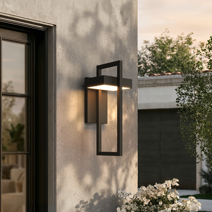 Oliver Modern Outdoor Wall Sconce – IP65 Waterproof, Warm White, Premium Stainless Steel