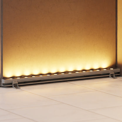 Noboru Linear LED Wall Washer, Upward Outdoor Aluminum, Architectural Wall Light