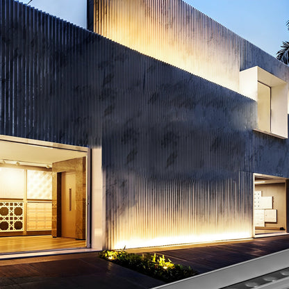 Noboru Linear LED Wall Washer, Upward Outdoor Aluminum, Architectural Wall Light