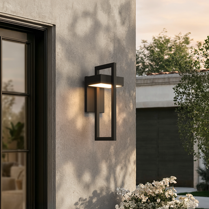 Oliver Modern Outdoor Wall Sconce – IP65 Waterproof, Warm White, Premium Stainless Steel