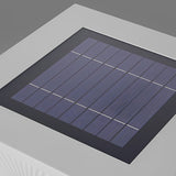 Tavira Solar Light for a Lamp Post, Square LED Solar Post Light Fixture, Waterproof