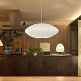 Eskil Island Kitchen Lighting Pendant, Crisscross Bubble Pendant Lighting, White, 11-31.5 in