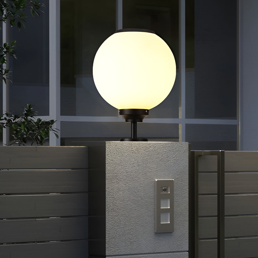 Pilaro Solar Post Cap Lights, Outdoor Gate Pillar Light, Waterproof LED, 3 Color Modes, 5 Sizes