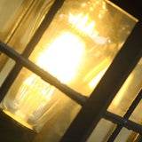 Ashford Vintage Solar Outdoor Post Lamp, Solar or Hardwired, 31.5 in Black Aluminum, IP54 LED