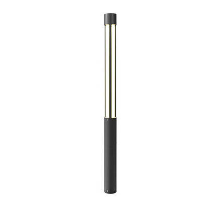 Tårn Modern Cylindrical LED Bollard Light, Outdoor Pathway Light