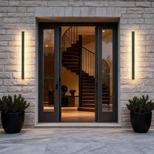 Outdoor Linear LED Strip Wall Light, Black, IP65 Waterproof