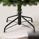 Close-up of the sturdy black folding metal tree stand
