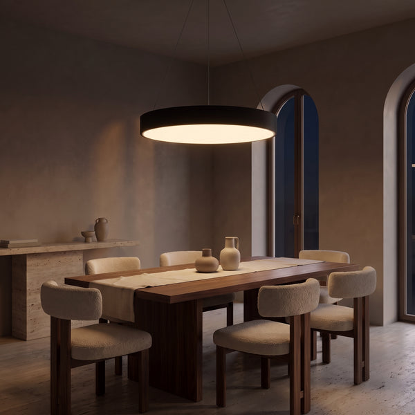 Round Pendant Lights Minimalist Metal Ceiling Light