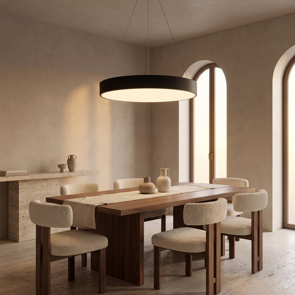 Round Pendant Lights Minimalist Metal Ceiling Light