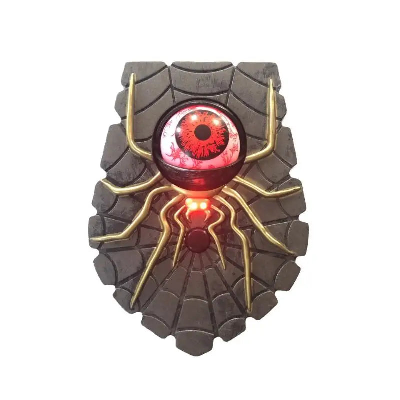 Red spider eyeball Halloween doorbell variant