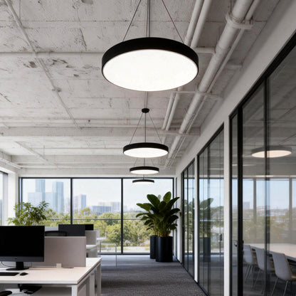 Adjustable 78.7 inch cable on the round pendant light