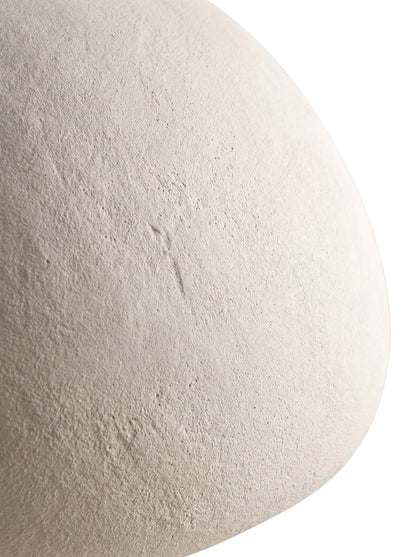 Shibui Hand-Formed Resin Pebble Pendant Light, Wabi-Sabi Organic Glow