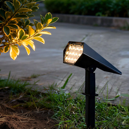 Suisei Solar Spike Spotlight, Adjustable Angle, Warm White & RGB