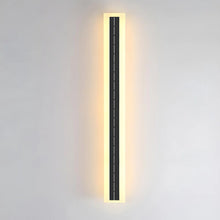 Solstice Solar Outdoor Wall Light, LED Strip Waterproof, Aluminum, Porch & Patio
